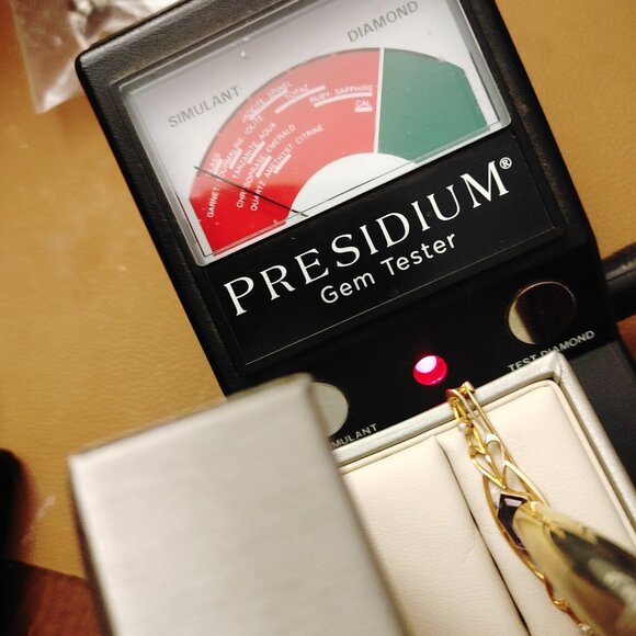 10K Yellow Gold Antique Brooch Purple Crystal Glass Stone Seed Pearls - Picture 2 of 11